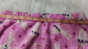 Pink Bunny Print Kids Pants