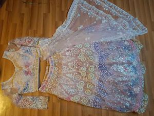 Stunning Pink Embroidered Lehenga Choli
