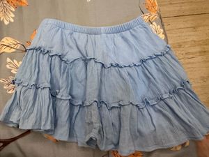 Tiered Ruffle Mini Skirt