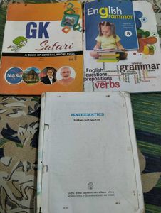 Class 8 Textbooks - GK, English, Math