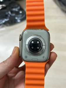 Smart Watch with Orange Band