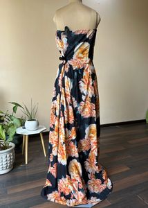 Floral Tube Gown (bust :46-48)plus Size