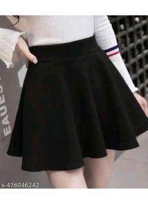 Classic Black Skater Skirt