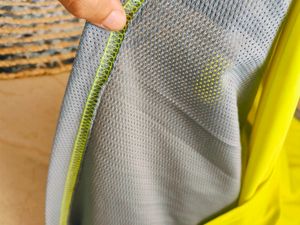 Chokko Branded L size, Neon Green - Grey, Netted,