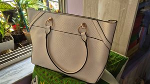 Chic White Tote Bag