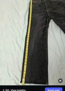 Stylish Dark Wash Flare Jeans