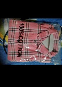 Pink Plaid Top &amp; Shrug Set