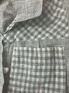 Cute Grey Gingham Dress