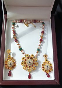Beautiful Moti Mala Necklace Set With Matching Earrings || Grab Now