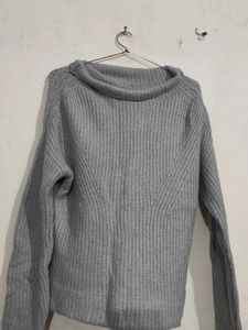 blue Knit t-shirt