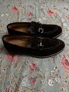 Stylish Brown Suede Loafers
