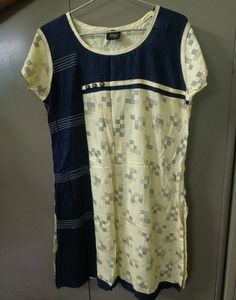 Yellow Short Kurta Top