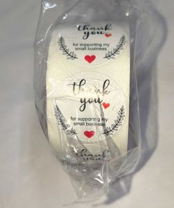 Thank You Stickers 50 pieces for Small Business