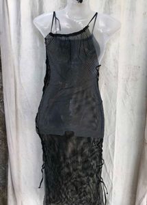 69. Black sheer bodycon