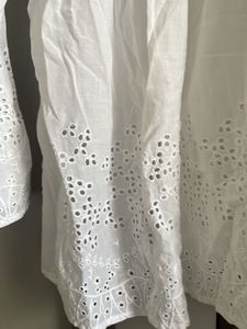 White Broderie Anglaise Tunic