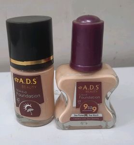 A.D.S Foundation. Pack Of 2 /brand New