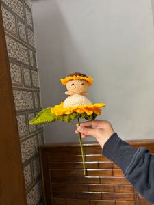 Crochet Sunflower Doll