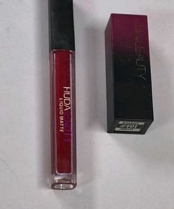 Huda Beauty Liquid Matte Lipstick 2 Pic Combo