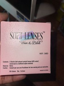 Brand: Soft LensesShade: Shadow Grey