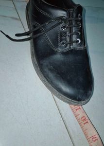 Classic Black Casual School Shoes