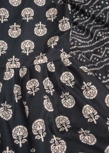 Elegant Navy Blue Kurta Set with Dupatta