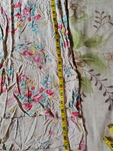 Floral Print Midi Kurta