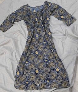 Elegant Blue Printed Kurta