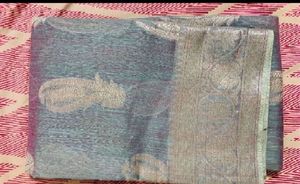 beautiful grey  saree