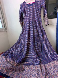 Elegant Patterned Ethnic anarkali dress