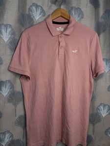 Hollister Pink Polo Tshirt