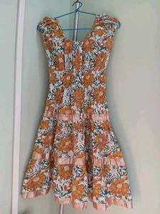 Girls Floral Print Sundress