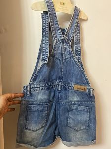 Denim Short Overalls