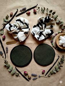 Chic Scrunchies & Reusable Pads Set
