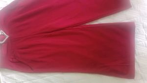 Red Palazzo Pants .used only once for occasion.