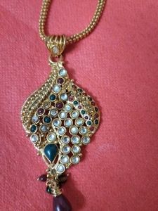 Gold-Tone Pendant Necklace