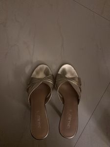 Elegant Gold Strappy heels
