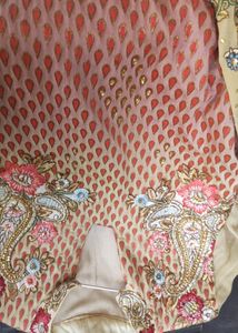 Heavy Work Embroidery Kurti With dupatta