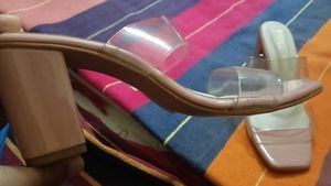 Tokyo Talkies Clear Strap Heels