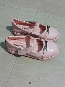 Charming Pink Mary Jane Flats 1time use