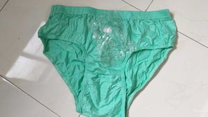 Comfortable Blue Cotton Briefs