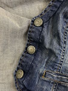 Blue Denim Vest/waist coat
