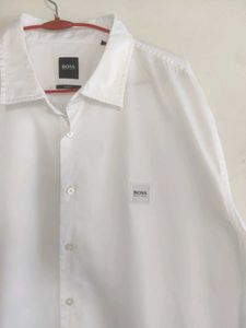 BOSS White Men's Casual Shirt