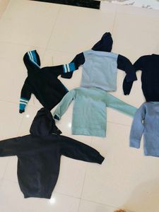 6 Kids Hoodies and Sweaters Bundle