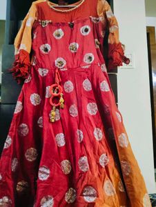 Elegant Ethnic Gown with Unique Design