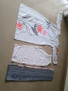 Floral Print Kurta Set