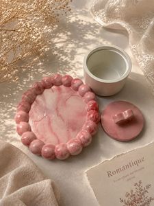 Heart Trinket jar with bubble coaster