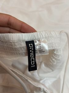 Tie-Top White Poplin Summer Dress