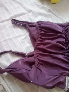 Sparkling Purple Maxi Dress