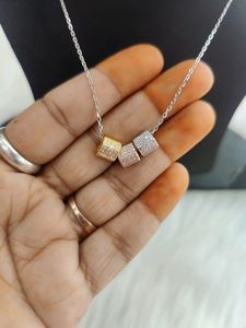 92.5 Sterling Silver Light Weight Necklace