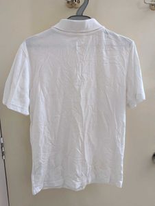Men's White Polo T-Shirt